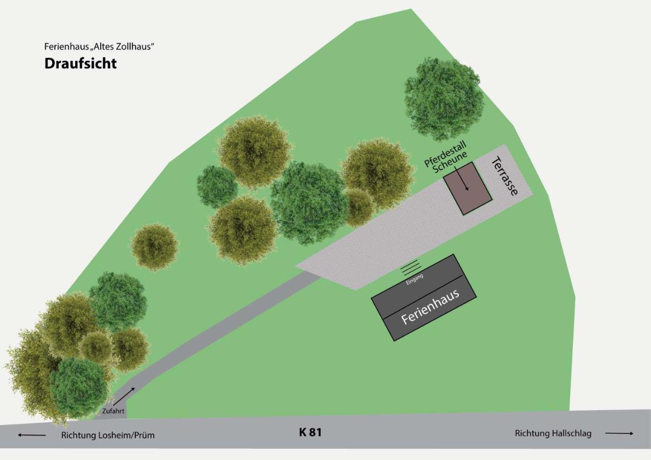 Altes Zollhaus Lägenhet Hallschlag Exteriör bild